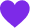 Purple love heart